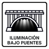 iluminación bajo puentes
